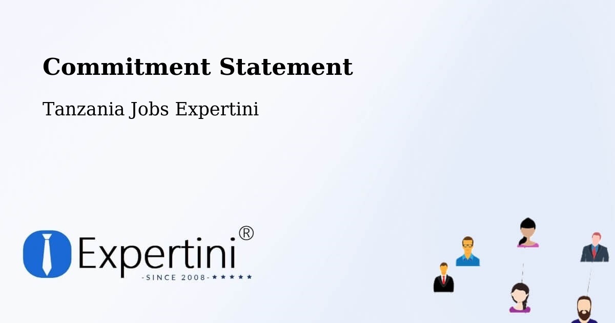 Corporate Commitment – Singida - Tanzania Jobs Expertini